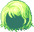 Breezy Beach Hair, green