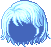 Breezy Beach Hair, blue
