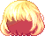 Fringed Bob Hair, blonde