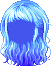 Flyaway Bangs, blue