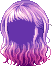 Flyaway Bangs, purple