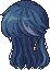 Bushy Hair, blue