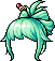 Kimono Up-do (F), green