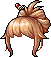 Kimono Up-do (F), brown
