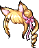 Black Kemonomimi Hair (F), blonde