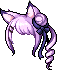 Black Kemonomimi Hair (F), purple