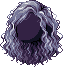Black Poodle Hair
