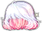 Black Snowlit Hair, red