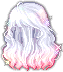 Black Foggy Snowlit Hair, red