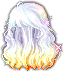 Black Foggy Snowlit Hair, orange