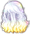 Black Foggy Snowlit Hair, blonde