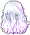 Black Foggy Snowlit Hair, purple