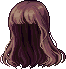 Long Hair with Bangs, brown