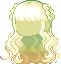 Braid Point Hair, green