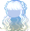 Braid Point Hair, blue
