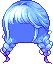 Strawberry Jam Hair, blue