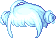 Teeny Horn Hair, blue