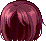 Bobbed Flora Hair, red