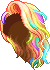 Black Prism Tresses Hair, orange