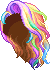 Black Prism Tresses Hair, purple