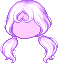 Passion Fringe Pigtails, purple