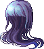 Wavy Mane Hair, blue