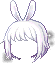 Black Moon Bunny Hairdo (F)