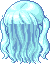 Teahouse Hair, blue