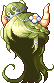 Lunar New Year Cadena Hair, green
