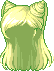 Kitty Horn Hair, green