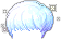 Foggy Ciel Hair, blue