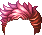 Preppy Swoosh Hair, red