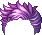 Preppy Swoosh Hair, purple