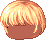 Fluffy Bob Hair, orange