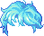 Blae Hair, blue