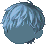 Noah Hair, blue