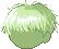 Fuzzy Fried Hair, green
