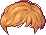 Cream Latte Hair, orange