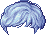 Cream Latte Hair, blue