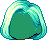 Parted Mid-Length Hair, green