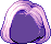 Parted Mid-Length Hair, purple
