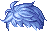 Cute Student Hair, blue