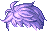 Cute Student Hair, purple