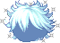 Static Hair, blue