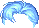 Suave Swirl Hair, blue
