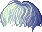 Short Wiry Hair, blue