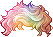 Count Rainbow Bang Hair, orange
