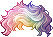 Count Rainbow Bang Hair, purple