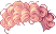 Curl Under Cut Hair, red