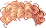 Curl Under Cut Hair, orange